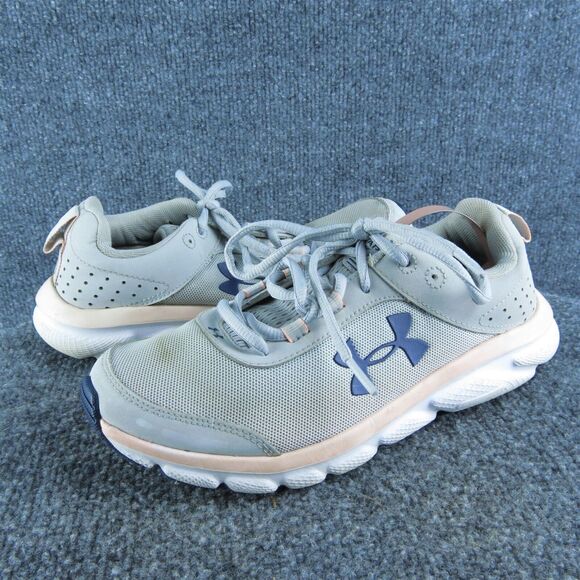 Under Armour Women's Charged Assert Sneaker Gray Synthetic Sz7M Gently Used 2025 - Picture 1 of 6